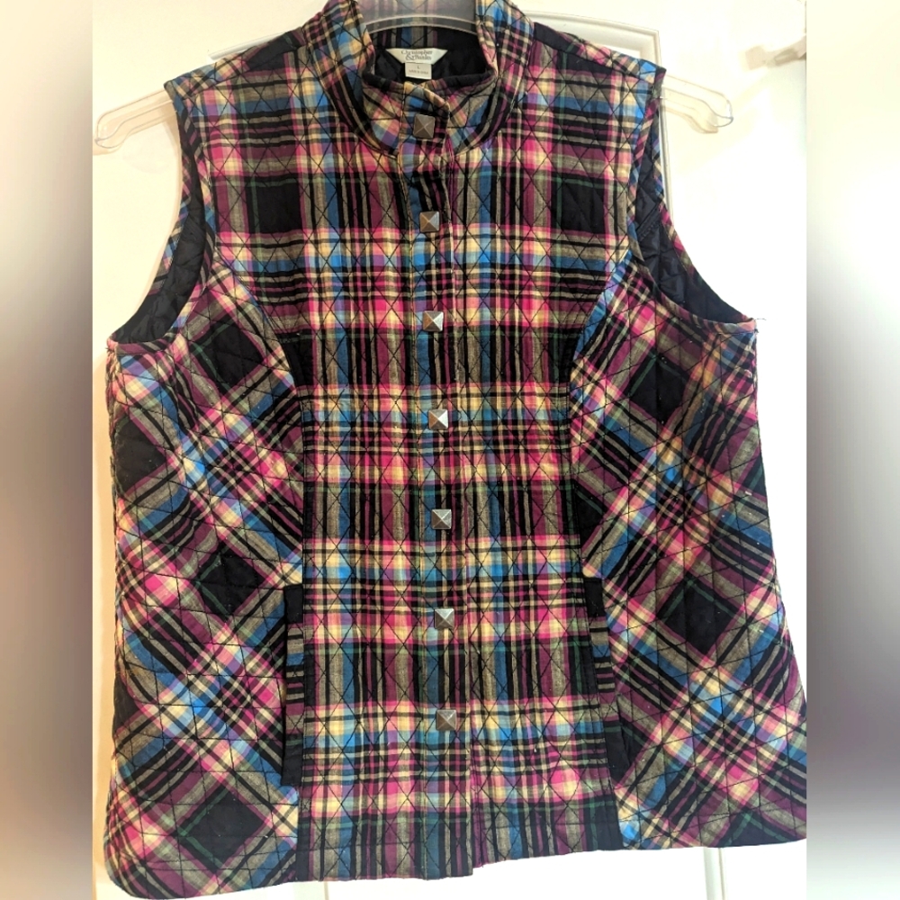 Christopher & Banks quilted vest. Size Large.